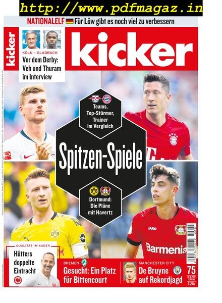 Kicker – 12. September 2019 Cover