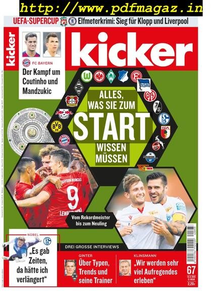 Kicker – 15 August 2019 Cover
