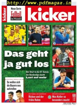 Kicker – 19 August 2019
