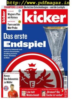 Kicker – 29 August 2019