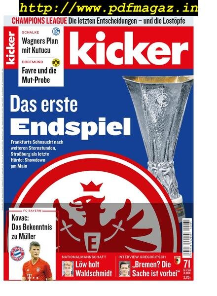 Kicker – 29 August 2019 Cover