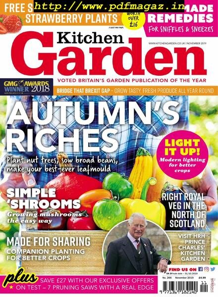 Kitchen Garden – November 2019 Cover