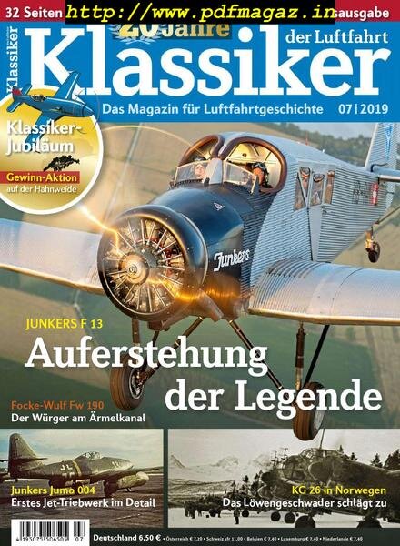 Klassiker der Luftfahrt – Nr.7, 2019 Cover