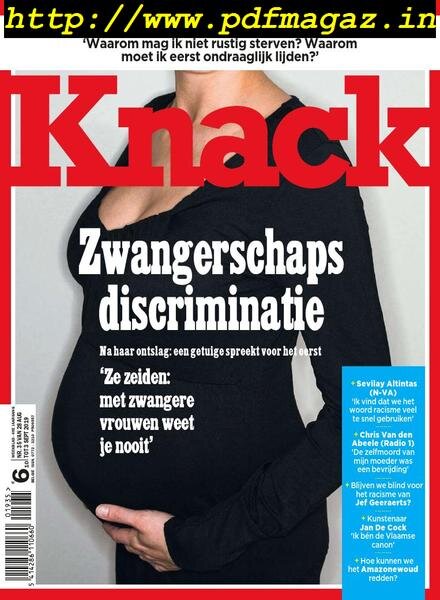 Knack Belgium – 28 Augustus 2019 Cover