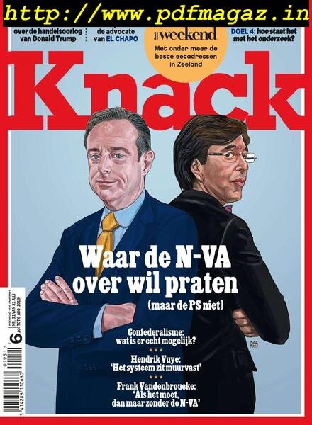Knack Belgium – 31 Juli 2019 Cover