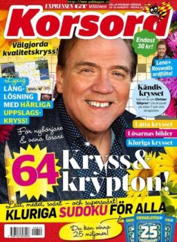Korsord – 19 augusti 2019