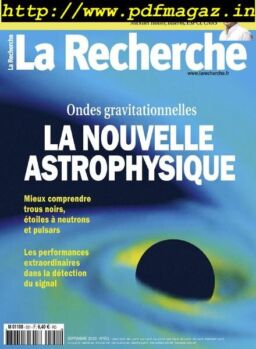 La Recherche – Septembre 2019