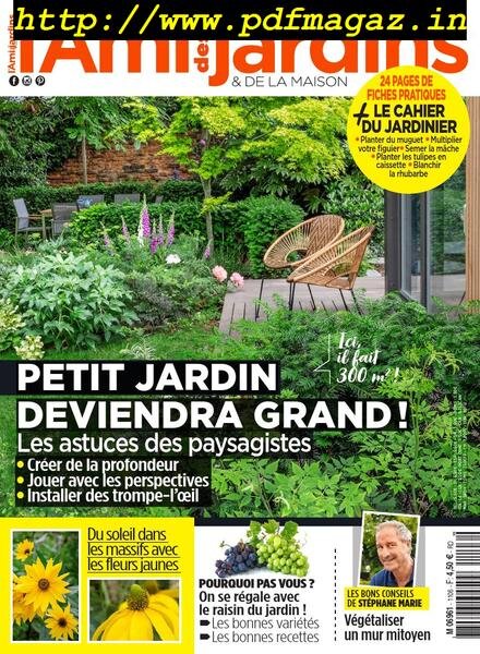 L’Ami des Jardins – septembre 2019 Cover