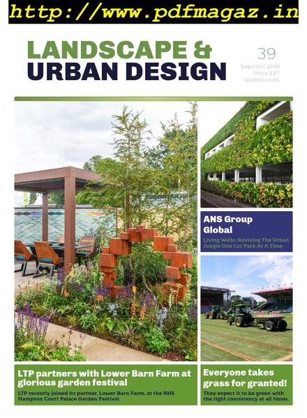 Landscape & Urban Design – September-October 2019 Cover