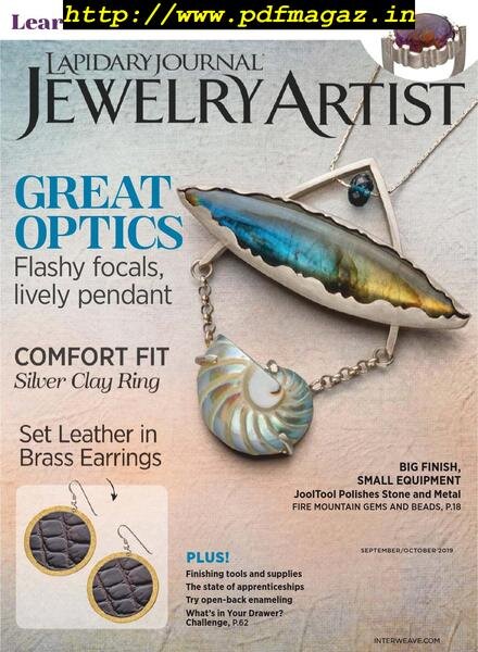 Lapidary Journal Jewelry Artist – September 2019 Cover