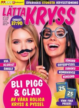 Latta kryss – 22 augusti 2019