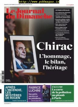 Le Journal du Dimanche – 29 septembre 2019