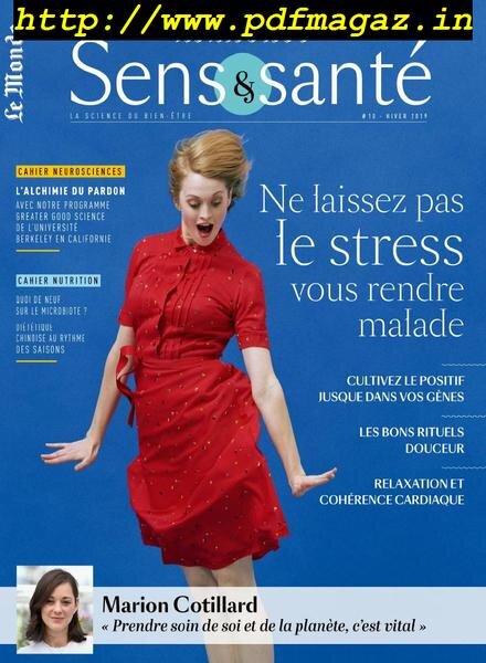 Le Monde Sens & Sante – Hiver 2019 Cover