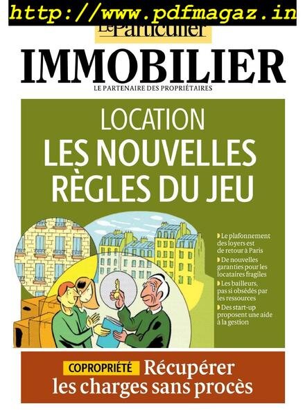 Le Particulier Immobilier – Septembre 2019 Cover