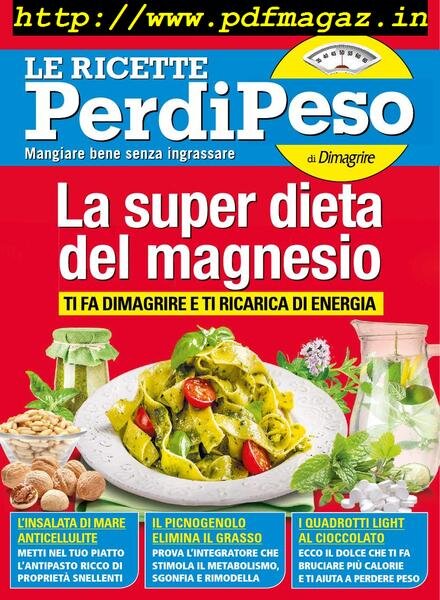 Le Ricette PerdiPeso – Agosto 2019 Cover