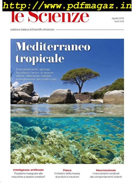 Le Scienze – agosto 2019 Cover