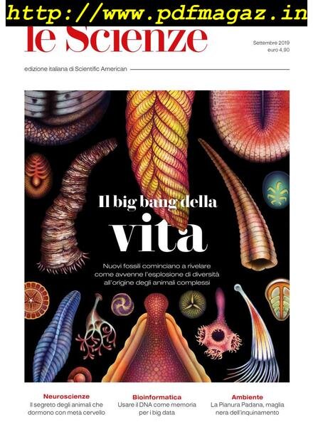 Le Scienze – settembre 2019 Cover