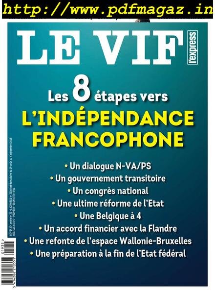 Le Vif L’Express – 29 Aout 2019 Cover