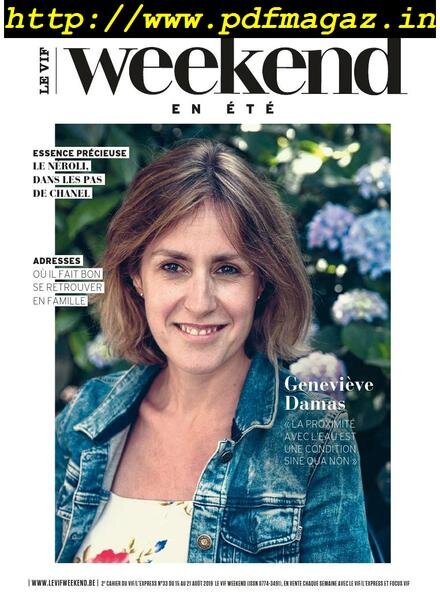 Le Vif Weekend – 15 Aout 2019 Cover