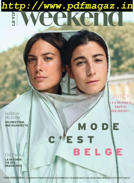 Le Vif Weekend – 29 Aout 2019 Cover