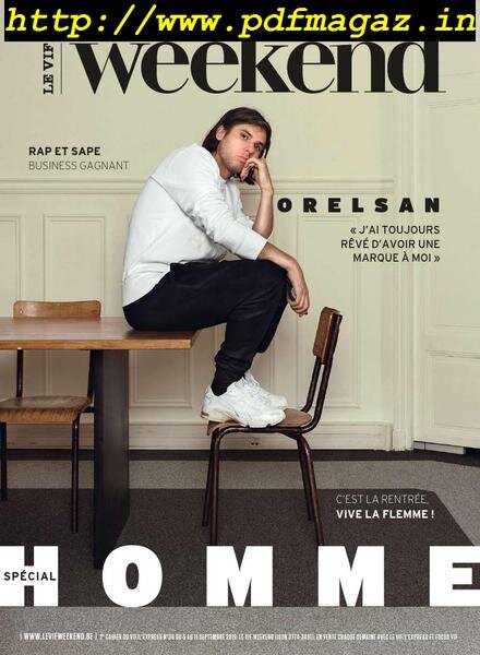 Le Vif Weekend – 5 Septembre 2019 Cover