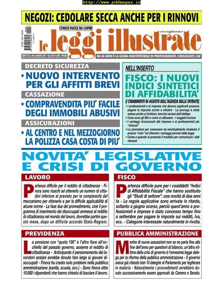 Leggi Illustrate – settembre 2019 Cover