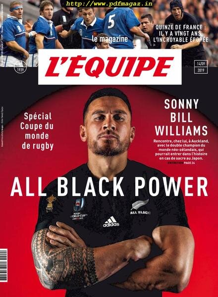 L’Equipe Magazine – 14 Septembre 2019 Cover