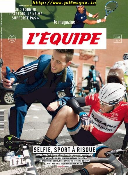 L’Equipe Magazine – 24 Aout 2019 Cover