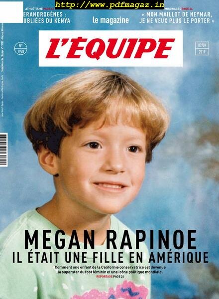 L’Equipe Magazine – 7 Septembre 2019 Cover