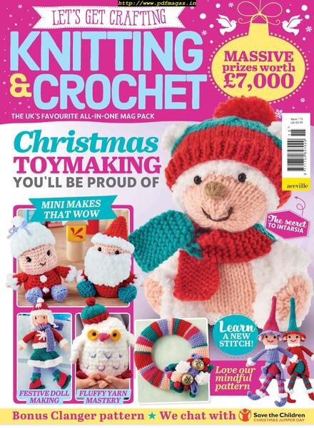 Let’s Get Crafting Knitting & Crochet – November 2019 Cover