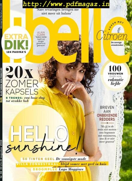 Libelle Netherlands – 15 augustus 2019 Cover