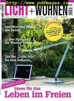 Licht und Wohnen – Juni-September 2019