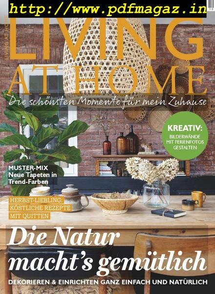 Living at Home – Oktober 2019 Cover