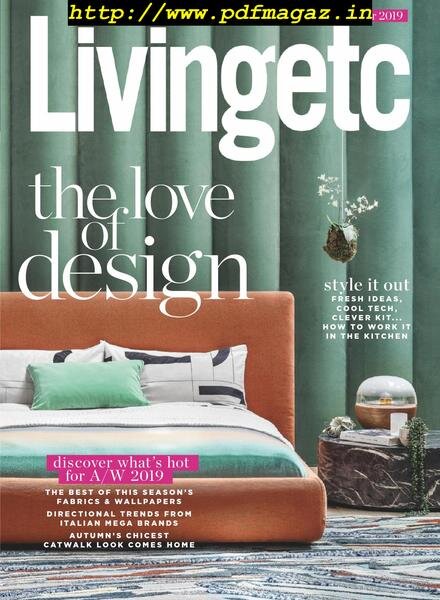 Living Etc UK – October 2019 Cover