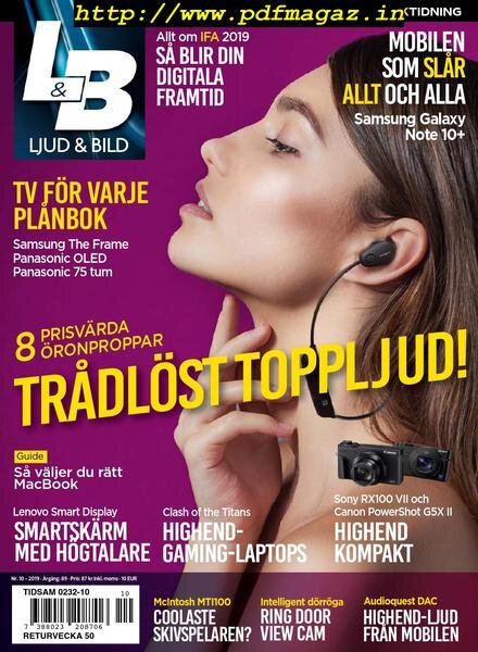 Ljud & Bild – oktober 2019 Cover