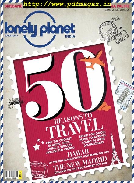 Lonely Planet India – August 2019 Cover