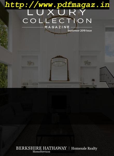 Luxury Collection – September 2019 Cover