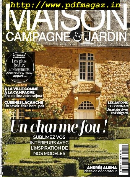 Maison Campagne & Jardin – septembre 2019 Cover