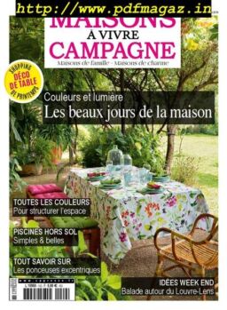 Maisons a Vivre Campagne – juin-juillet 2019