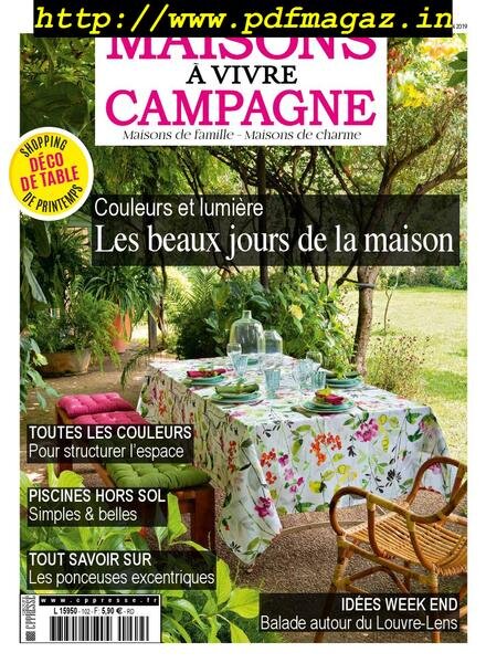 Maisons a Vivre Campagne – juin-juillet 2019 Cover