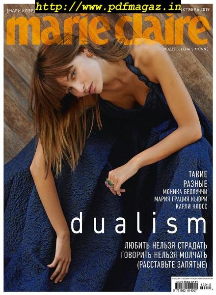 Marie Claire Russia – October 2019 Cover