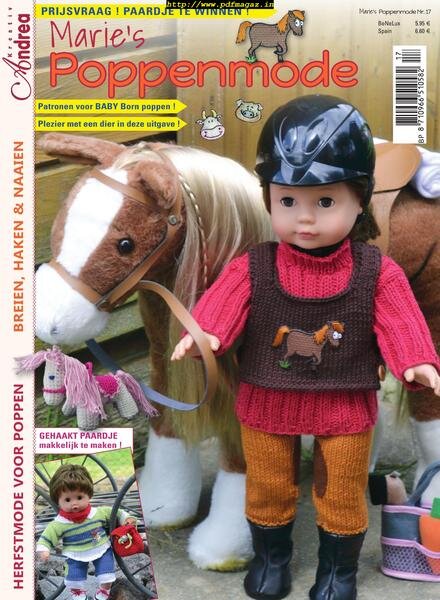 Marie’s Poppenmode Dutch Edition – augustus 2019 Cover