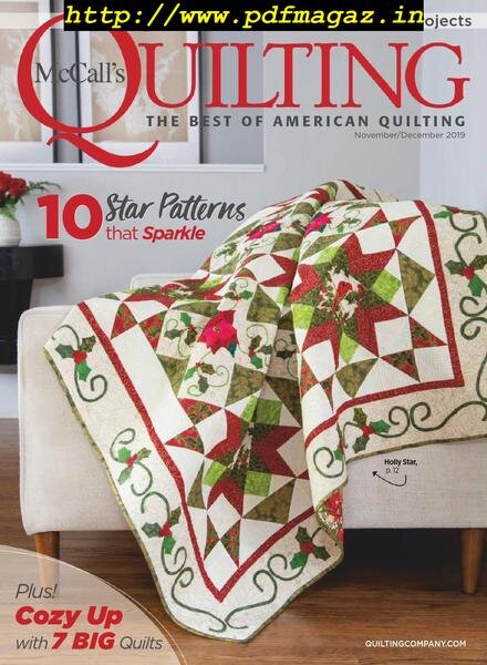 McCall’s Quilting – November-December 2019 Cover
