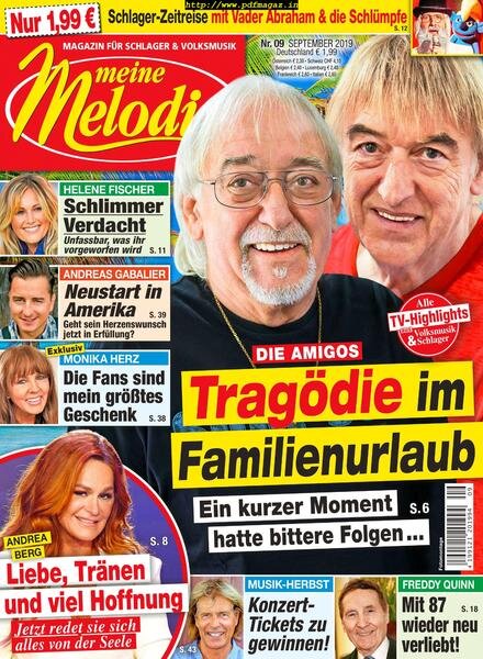 Meine Melodie – 22 August 2019 Cover