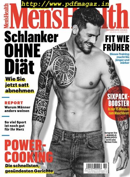 Men’s Health Germany – Oktober 2019 Cover