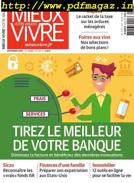Mieux Vivre Votre Argent – septembre 2019 Cover