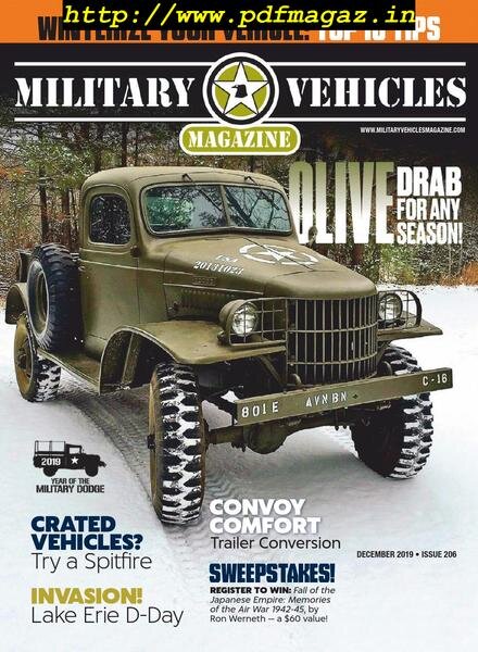 Military Vehicles – December 2019 Cover