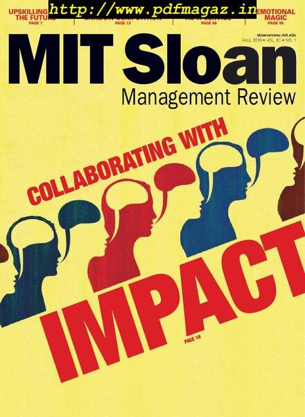 MIT Sloan Management Review – August 2019 Cover