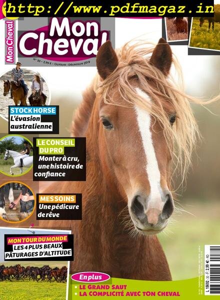 Mon Cheval – octobre 2019 Cover