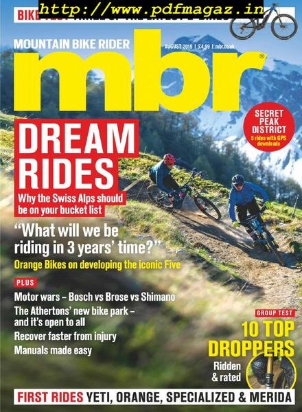 Mountain Bike Rider – August 2019 Cover